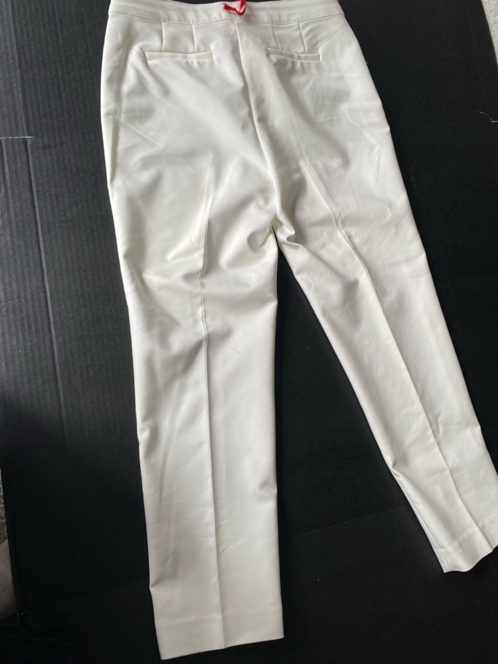 Ruby Rd. White Tailored Straight-Leg Pants - Picture 2 of 5